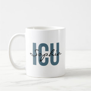 ICU-Krankenschwester/-pfleger Personalisierte Name Kaffeetasse