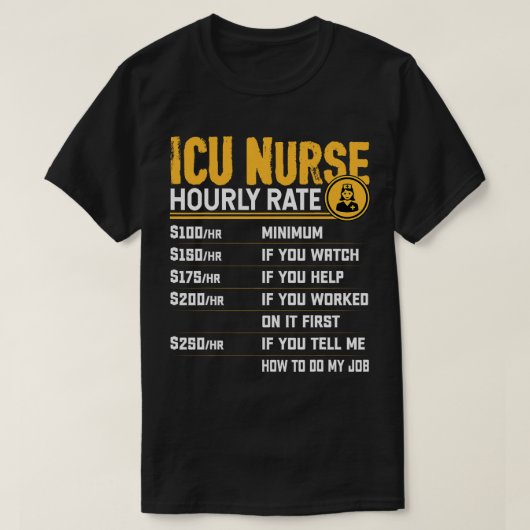 ICU Krankenversicherung Stundensatz Kritisch e Kra T-Shirt (Design vorne)