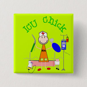 ICU Küken (Krankenschwester) Button