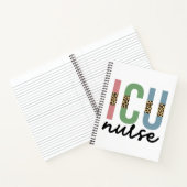 ICU Nurse Cheetah RN Krankenschwester Wertgutschei Notizblock (Innenseite)