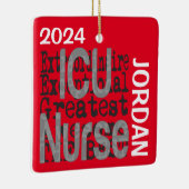 ICU Nurse Extraordinaire CUSTOM Keramikornament (Rechts)