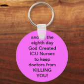 ICU Nurse Funny Gifts Schlüsselanhänger (Vorderseite)