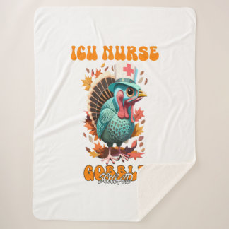 icu Nurse Gobble Squad Women ICU Nurse Thanksgivin Sherpadecke