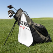 ICU Nurse Golfhandtuch (Gras)