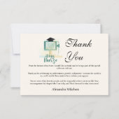 ICU Nurse Graduation Party Dankeskarte (Vorderseite)