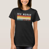 ICU Nurse Job Title Profession Worker Appreciation T-Shirt (Vorderseite)