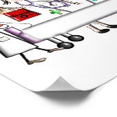 ICU Nurse Leinwand Art - Unique 3D Artist Graphics Poster (Ecke)