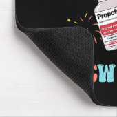 Icu Nurse New Year Eve Outfit Pn Bottles Er Rn Cna Mousepad (Ecke)