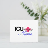 ICU Nurse Postkarte (Stehend Vorderseite)