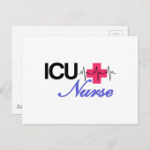 ICU Nurse Postkarte (Vorne/Hinten)
