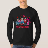 ICU Nurse Squad Goals Happy Valentines Day Funny I T-Shirt (Vorderseite)