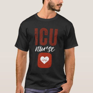 Icu Nurse Work School Nursing Team Squad T-Shirt