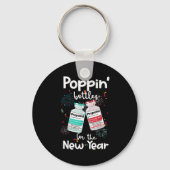 Icu Nurses New Year Eve 2025 Pn Bottles Cu Er Nurs Schlüsselanhänger (Vorderseite)