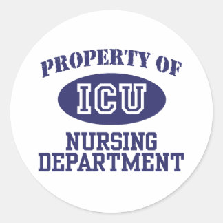 ICU Nursing Runder Aufkleber