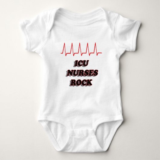 ICU PFLEGT FELSEN BABY STRAMPLER (Vorderseite)