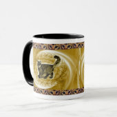 ICU somalische Katzen-Gekritzel Tasse (Vorderseite Links)