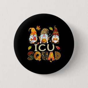 Icu Squad Gnome Nurse Leopard Erntedank Fall St Button