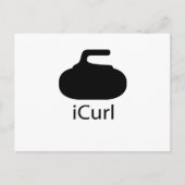 iCurl Postkarte (Vorderseite)