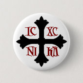 ICXC NIKA Cross Button (Vorderseite)