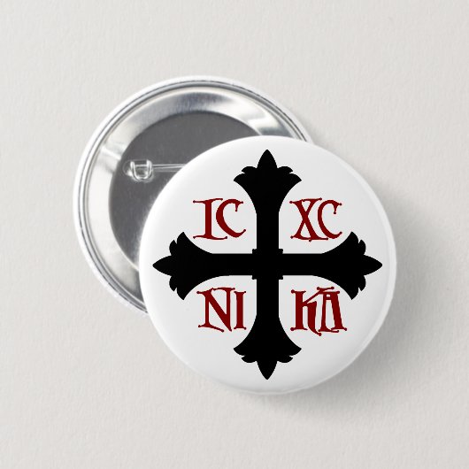 ICXC NIKA Cross Button (Vorne & Hinten)