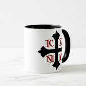 ICXC NIKA CROSS-Tasse Tasse (VorderseiteRechts)