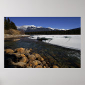Icy Athabasca River Poster (Vorne)
