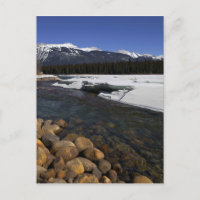 Icy Athabasca River