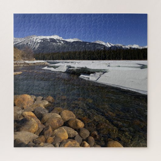 Icy Athabasca River Puzzle (Vertikal)