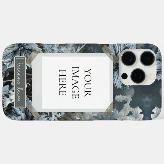 Icy Blossom Case-Mate iPhone Hülle (Rückseite (Horizontal))