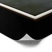 Icy Blue Canine Eyes Poster (Ecke)