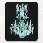 Icy Blue Chandelier Mousepad (Vorne)