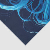 Icy Blue Elegance Schnitt Paper v1 Seidenpapier (Ausschnitt)