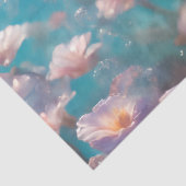 Icy Blue Elegant Mermaid Schnitt Paper v4 Seidenpapier (Ausschnitt)