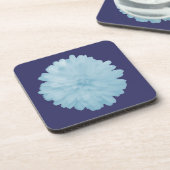 Icy Blue Marigold Cork Untersetzer (Linke Seite)
