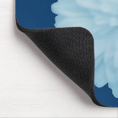 Icy Blue Marigold Mousepad (Ecke)