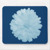 Icy Blue Marigold Mousepad (Vorne)