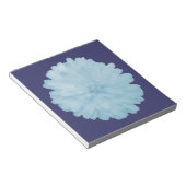 Icy Blue Marigold Notepad Notizblock (angewinkelt)