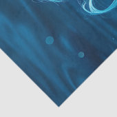 Icy Blue Mermaid Schnitt Paper v2 Seidenpapier (Ausschnitt)