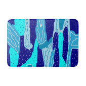 Icy Blue Ocean Badematte (Vorderseite)