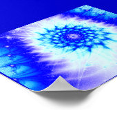 Icy Blue Poster (Ecke)