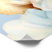 Icy Blue Romance Welcome Poster (Ecke)