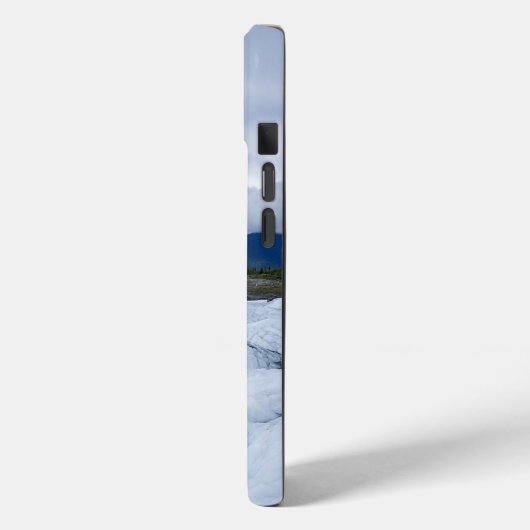 Icy Blue Rugged Glacier iPhone Case Design (Rückseite / Links)