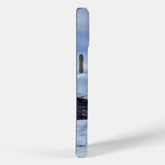 Icy Blue Rugged Glacier iPhone Case Design (Rückseite / Rechts)