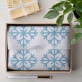 Icy Blue Snowflake Thunder_Cove Seidenpapier (Geschenk)