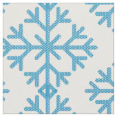 Icy Blue Snowflake Thunder_Cove Stoff (Nahaufnahme)