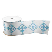 Icy Blue Snowflake Thunder_Cove Tissue Paper Satinband (Spule)