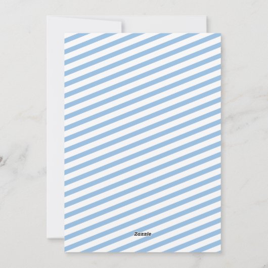 Icy Blue & White Newlyweds Weihnachten (Rückseite)