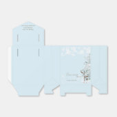 Icy Blue Woodland Baby ist kalt draußen Geschenkschachtel (Ungefaltet)