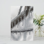 Icy Branch Briefpapier (Stehend Vorderseite)