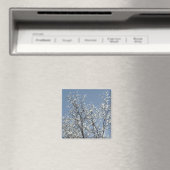 Icy Branches in Winter Blue Sky Magnet (In Situ (Geschirrspüler))